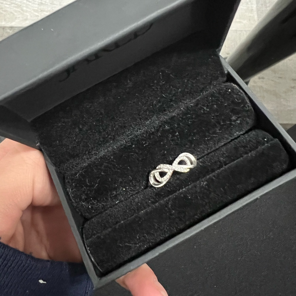 Jared Sterling Silver Infinity Ring